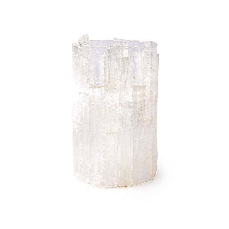 Selenite Glass Candle Holder Ornaments