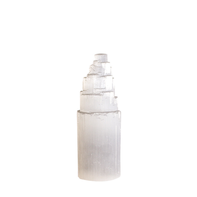 Selenite Tower Ornaments for Energy Healing