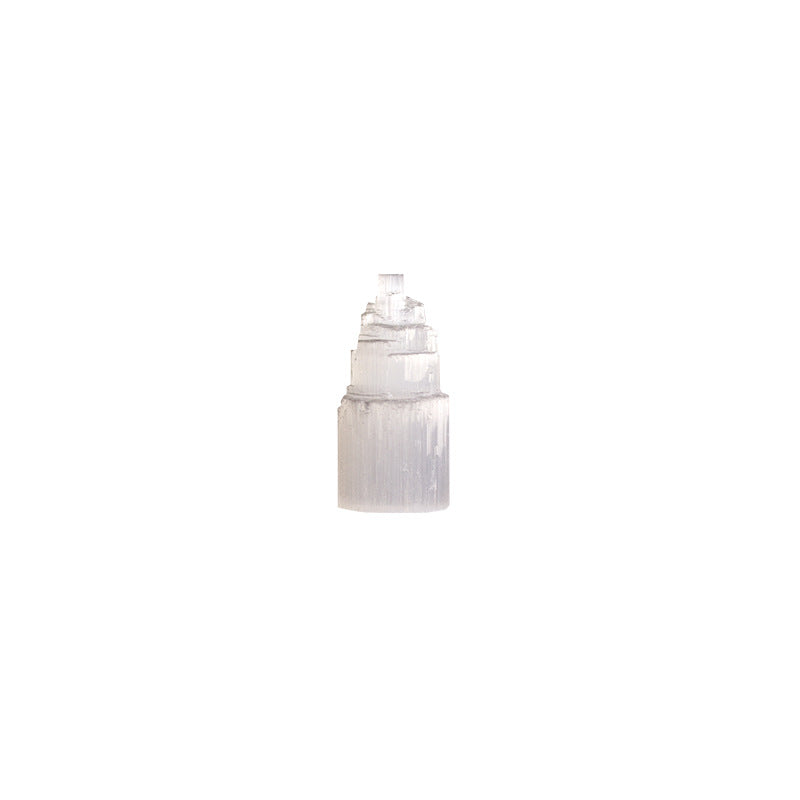 Selenite Tower Ornaments for Energy Healing