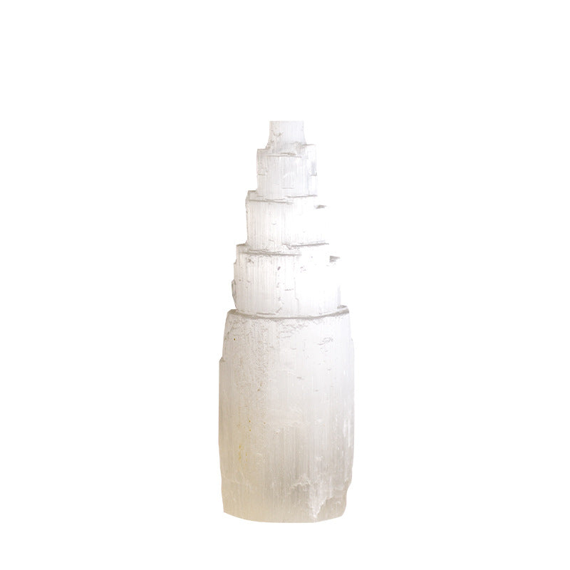 Selenite Tower Ornaments for Energy Healing