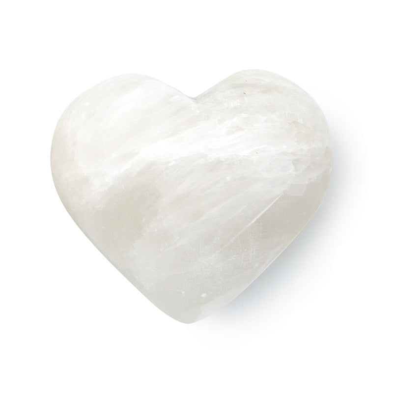 Selenite Heart LED Smart Sensor Light Ornaments