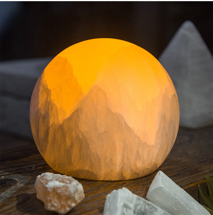 Selenite Moonlight Smart Sensor Light Bedside Lamp Ornaments