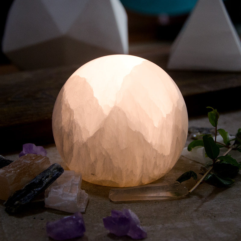 Selenite Moonlight Smart Sensor Light Bedside Lamp Ornaments