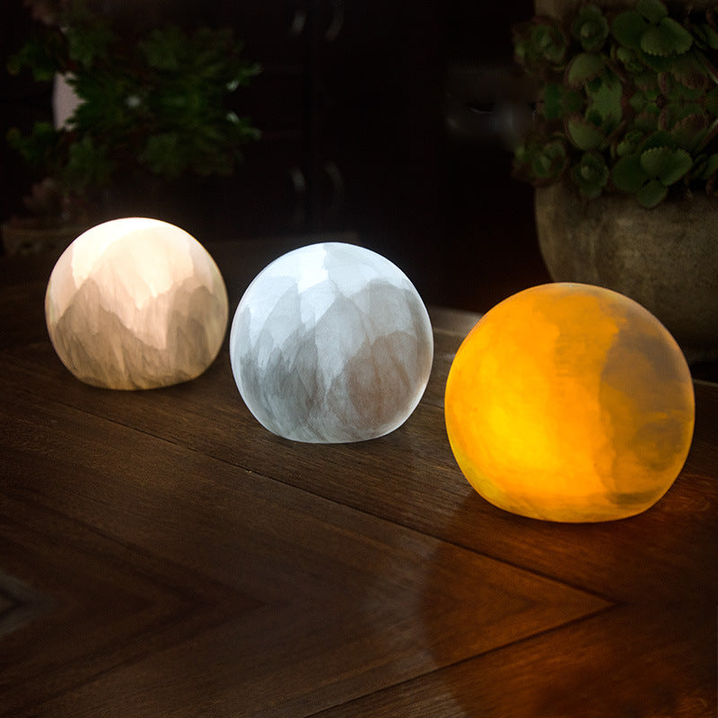 Selenite Moonlight Smart Sensor Light Bedside Lamp Ornaments