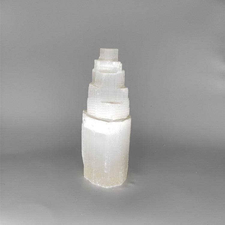 Selenite Tower Ornaments for Energy Healing