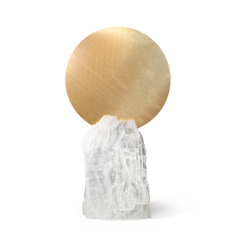 Cooper Glass Rough Selenite Stand Sunrise Ornaments