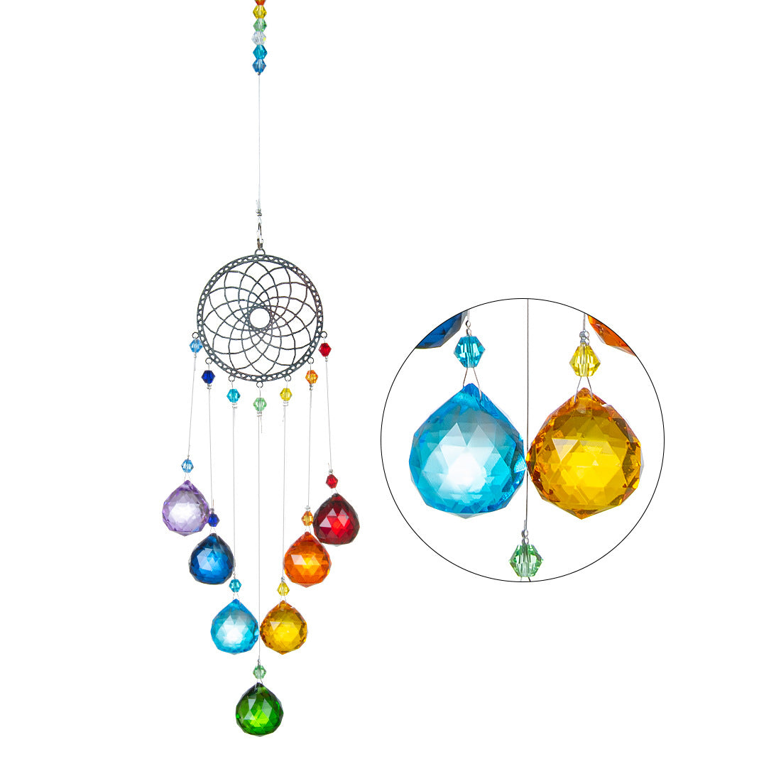 7 Chakra Rainbow Suncatcher Ornaments