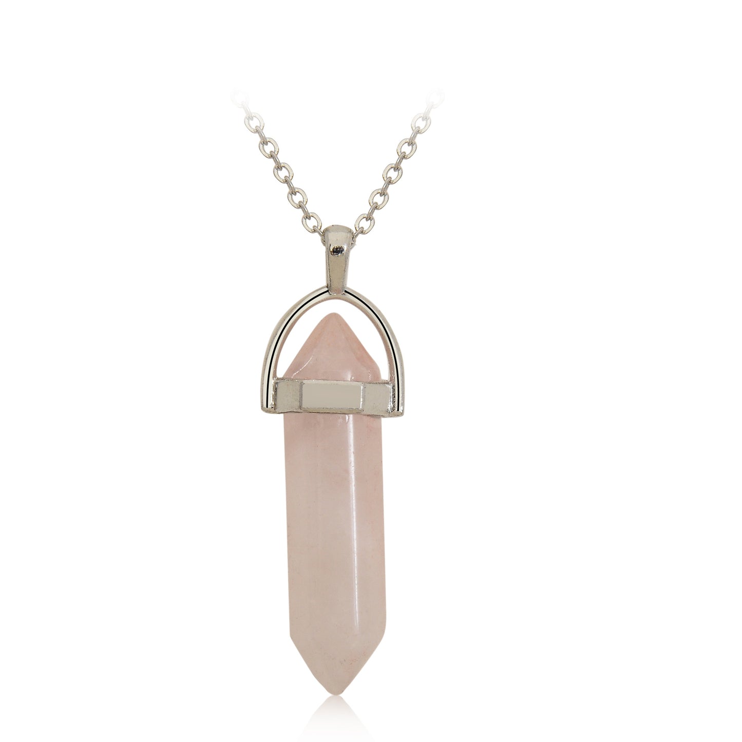 Crystal Hexagonal Wand Pendants for Necklace