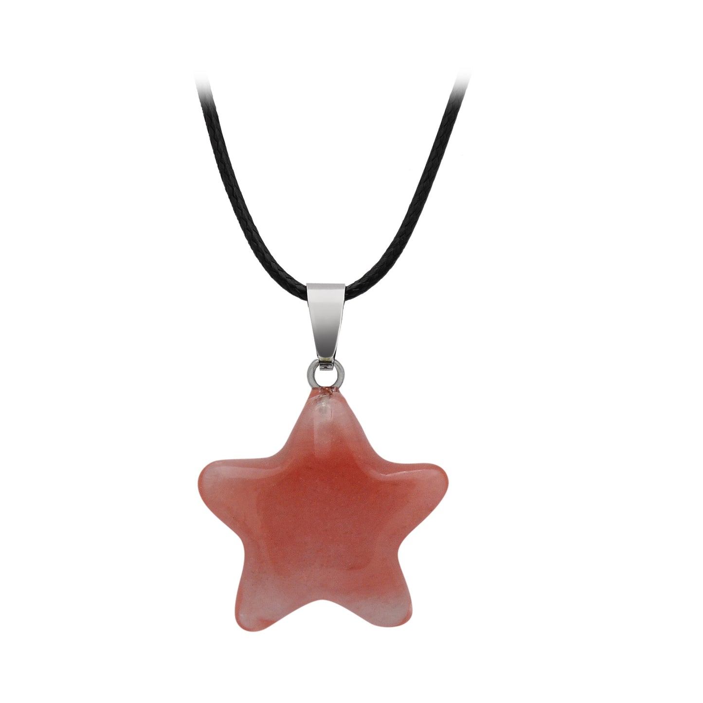 Pentagram Star Crystal Pendants for Necklace