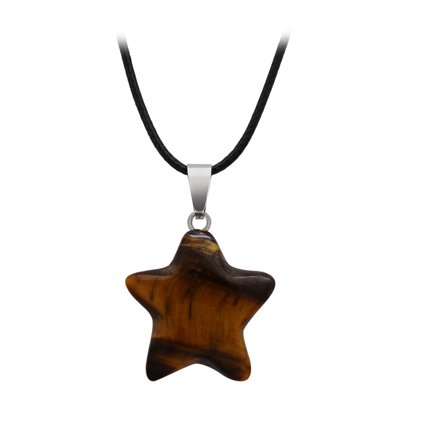 Pentagram Star Crystal Pendants for Necklace