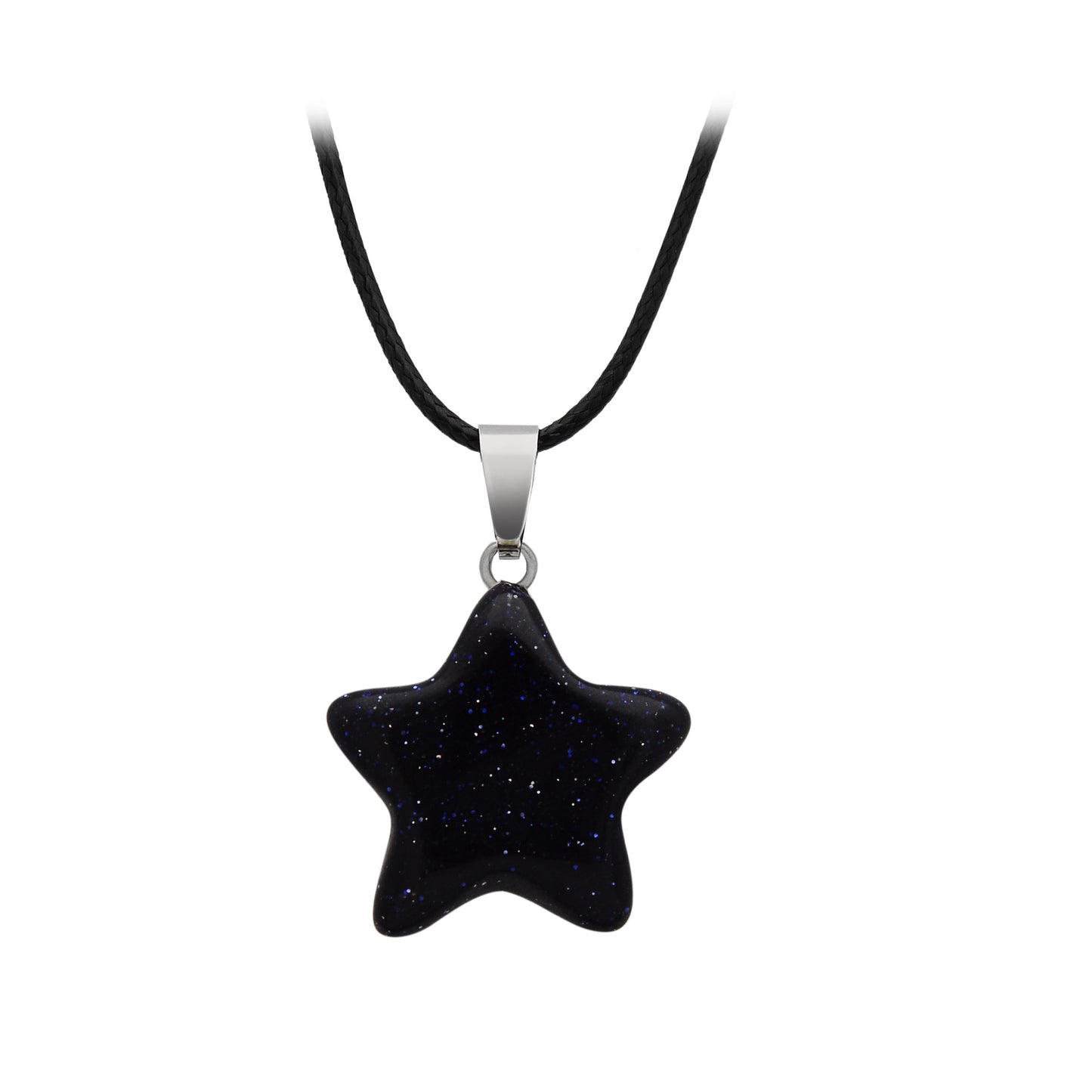 Pentagram Star Crystal Pendants for Necklace