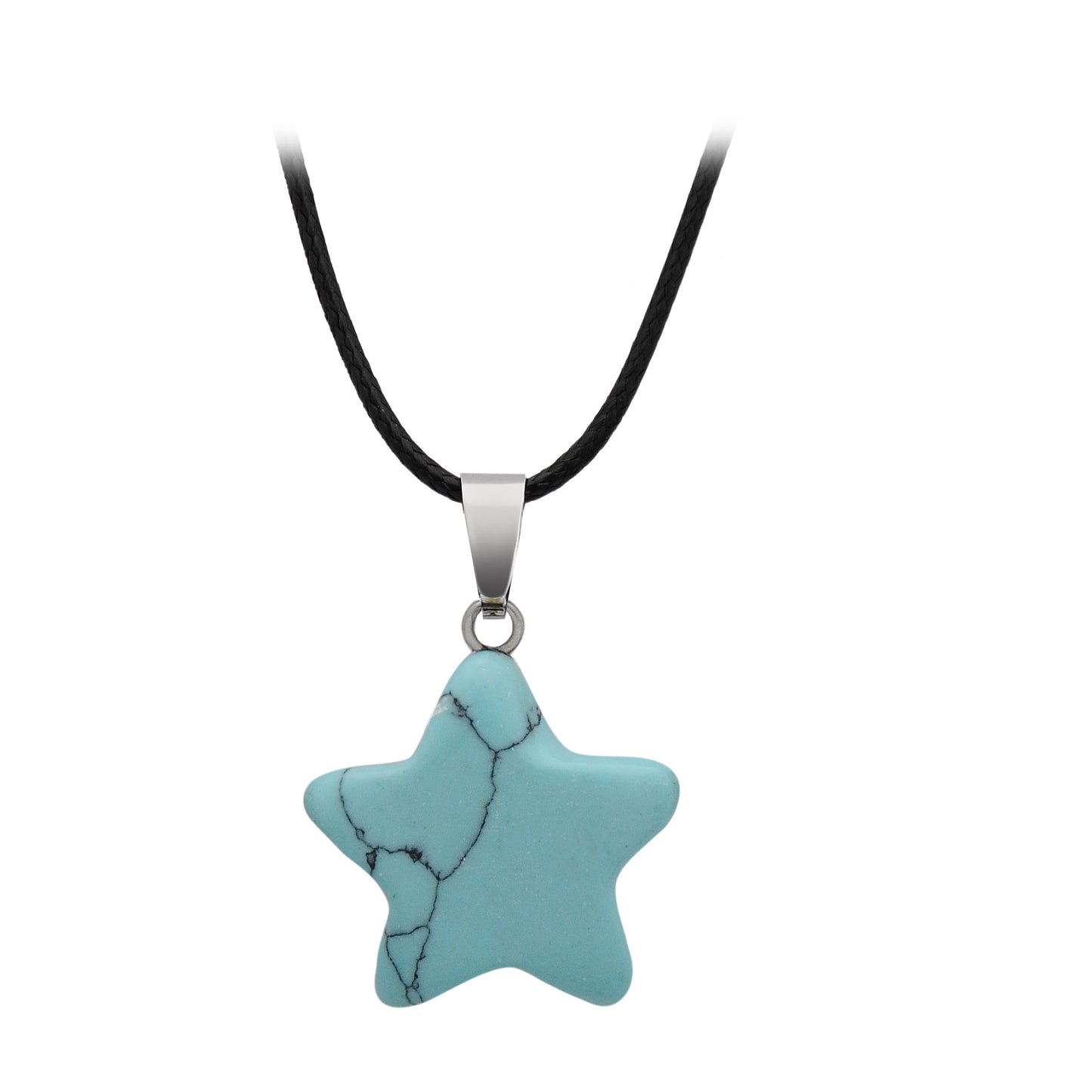 Pentagram Star Crystal Pendants for Necklace