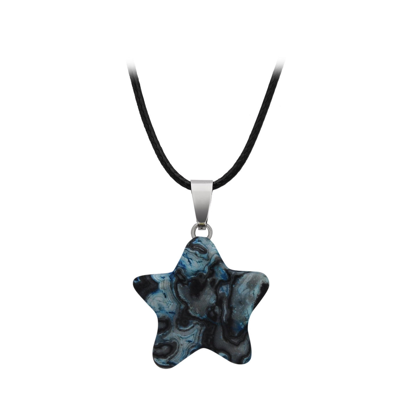 Pentagram Star Crystal Pendants for Necklace