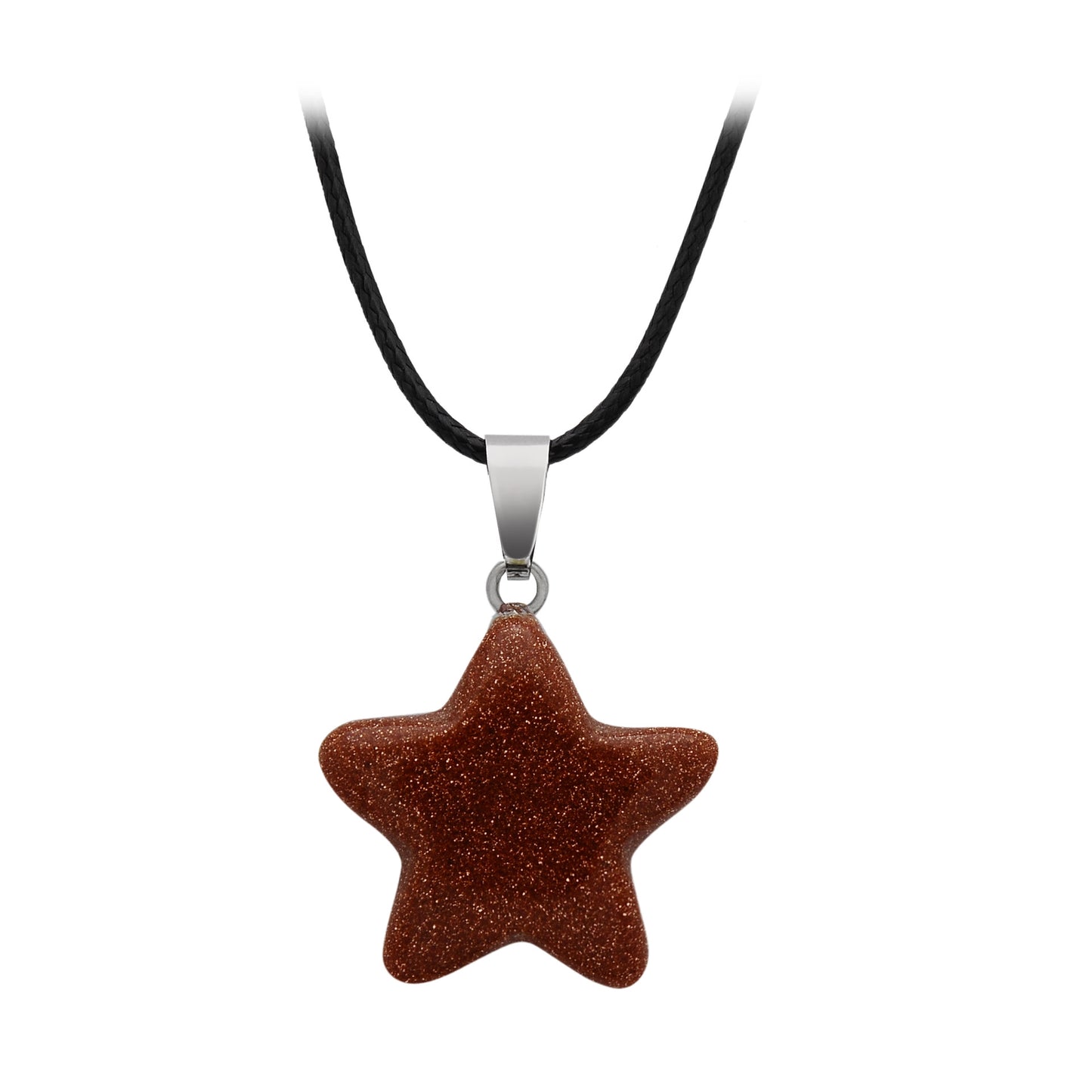 Pentagram Star Crystal Pendants for Necklace