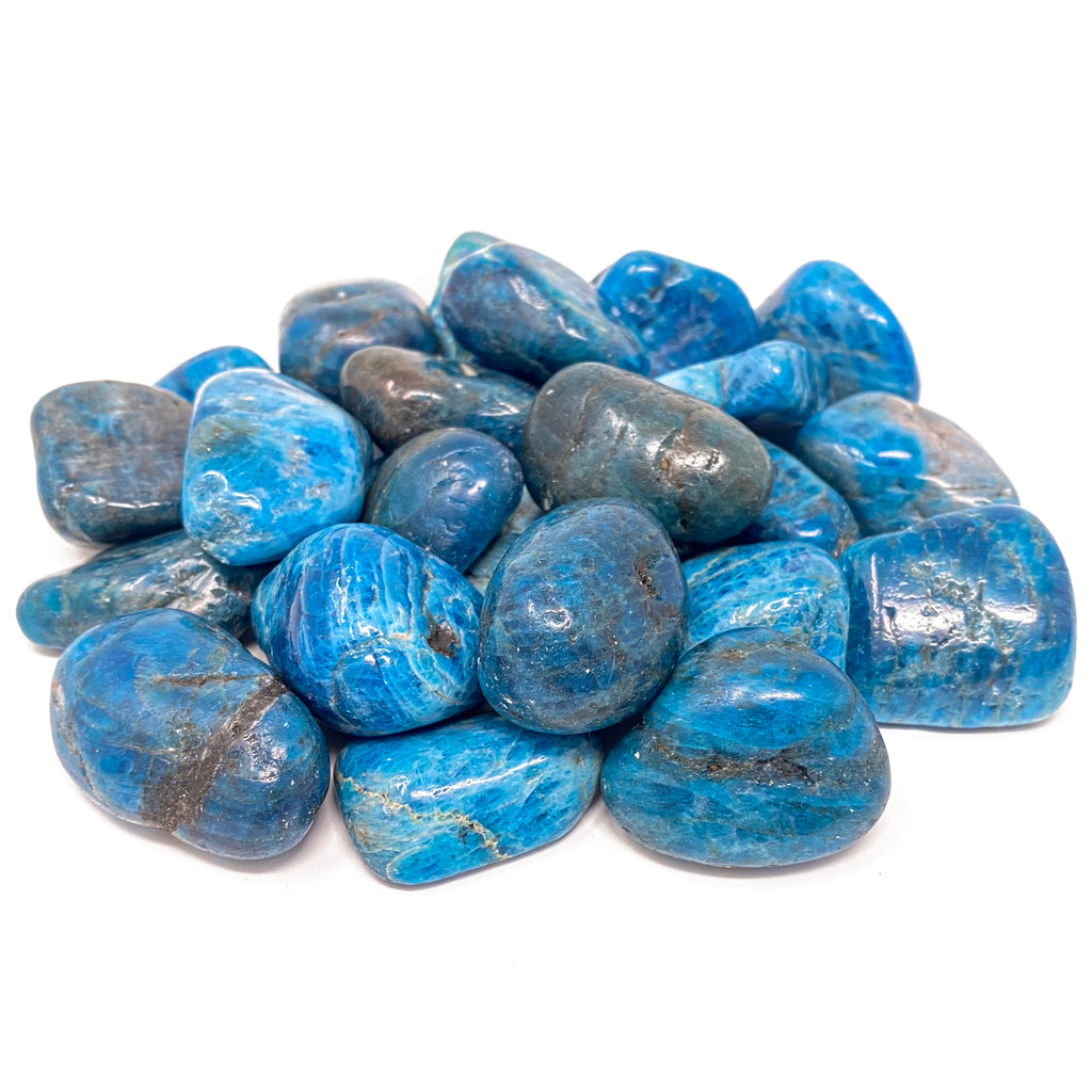 Blue Apatite Tumble Stones