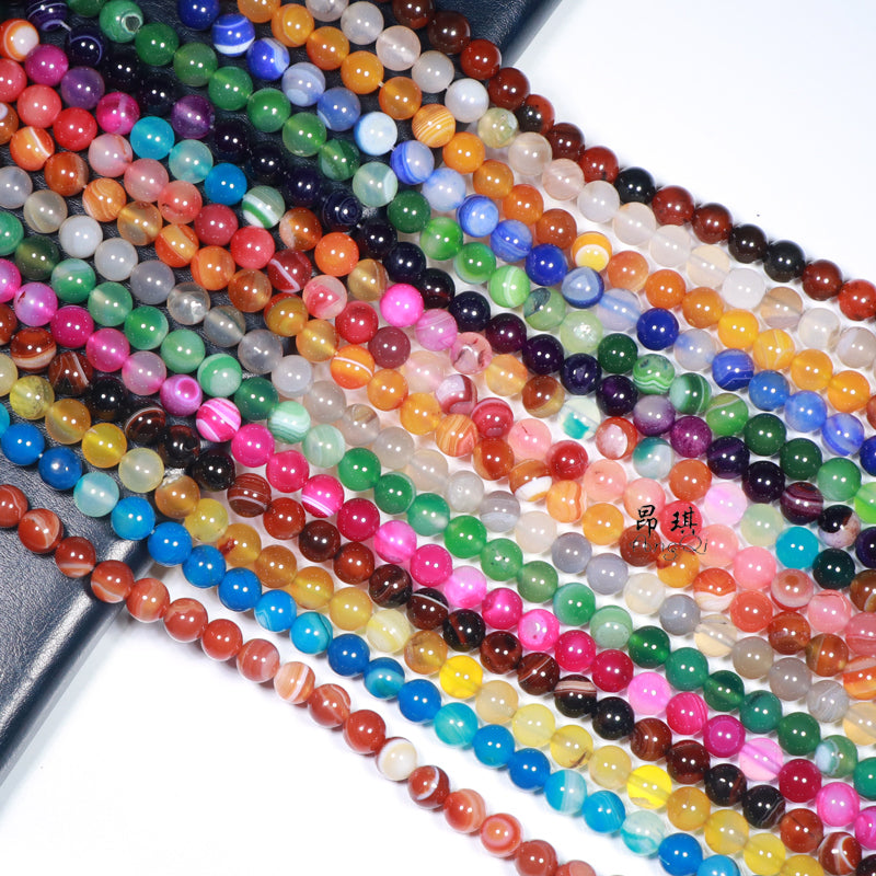 Multi Materials Sizes of Crystal Bead Strands