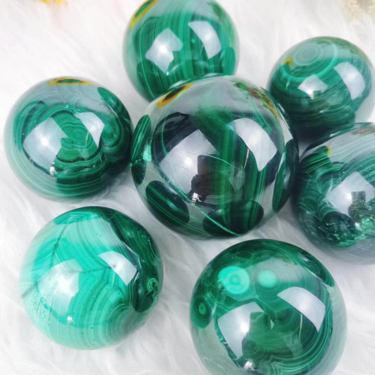 Malachite Spheres