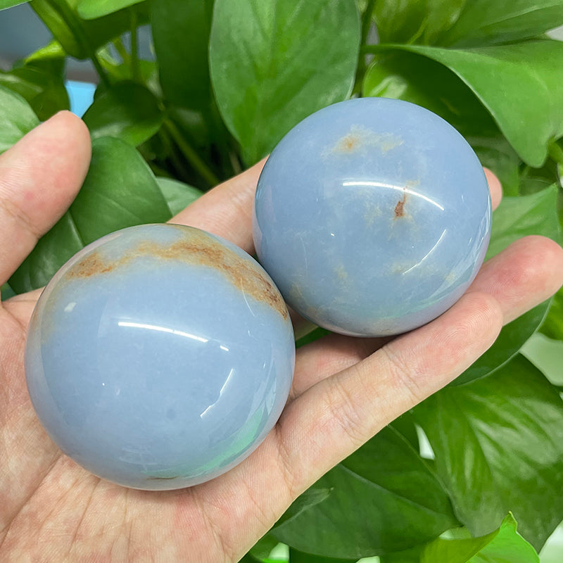 Blue Angelite Spheres