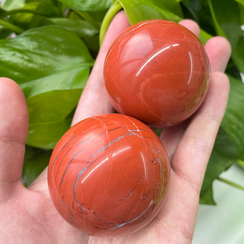 Red Jasper Spheres