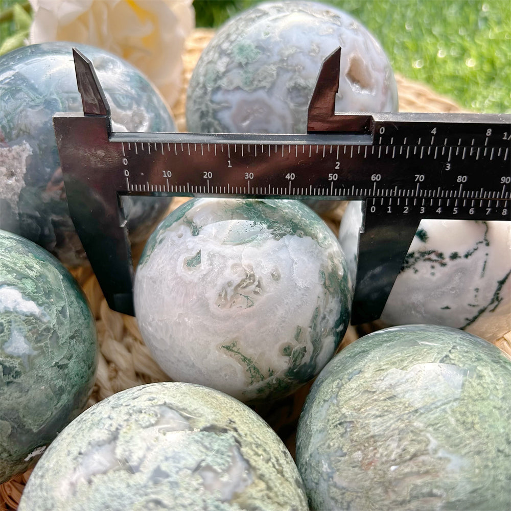 Moss Agate Spheres