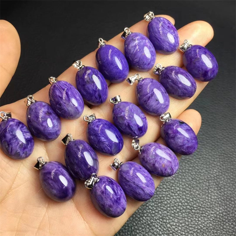 Charoite Pendants for Necklace