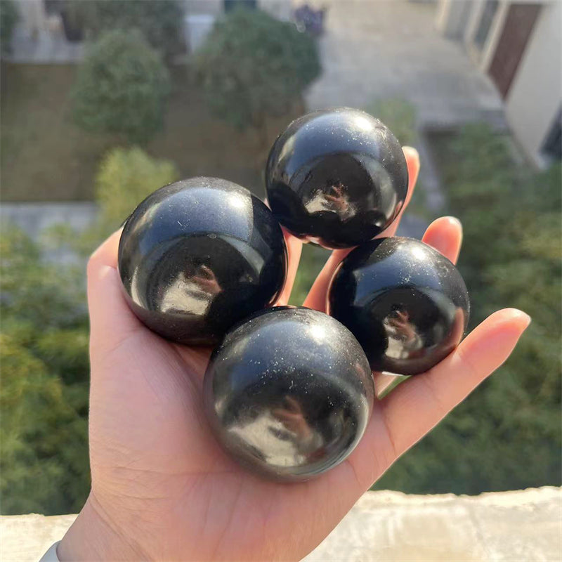 Black Tourmaline Spheres