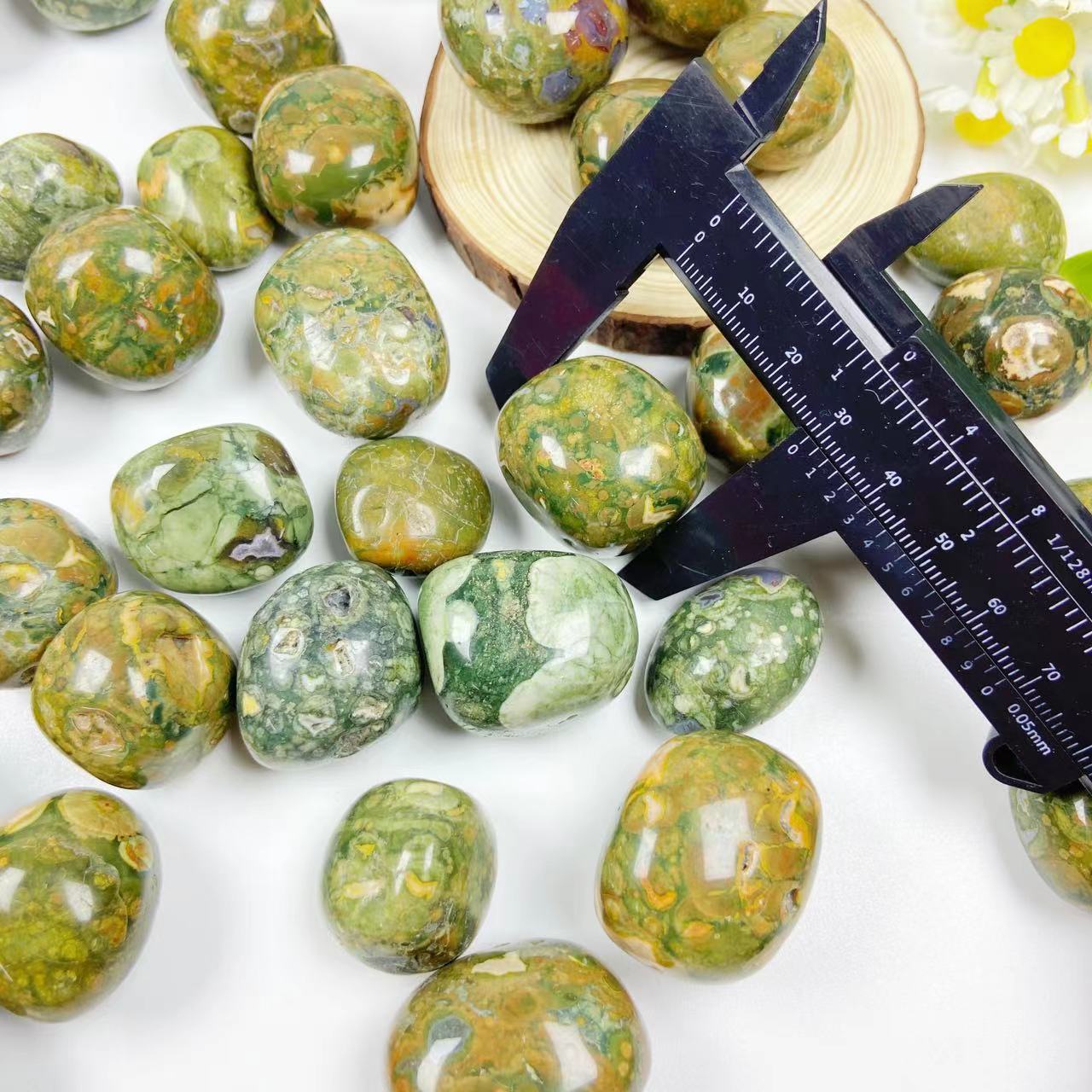 Rainforest Kambaba Jasper Tumble Stones