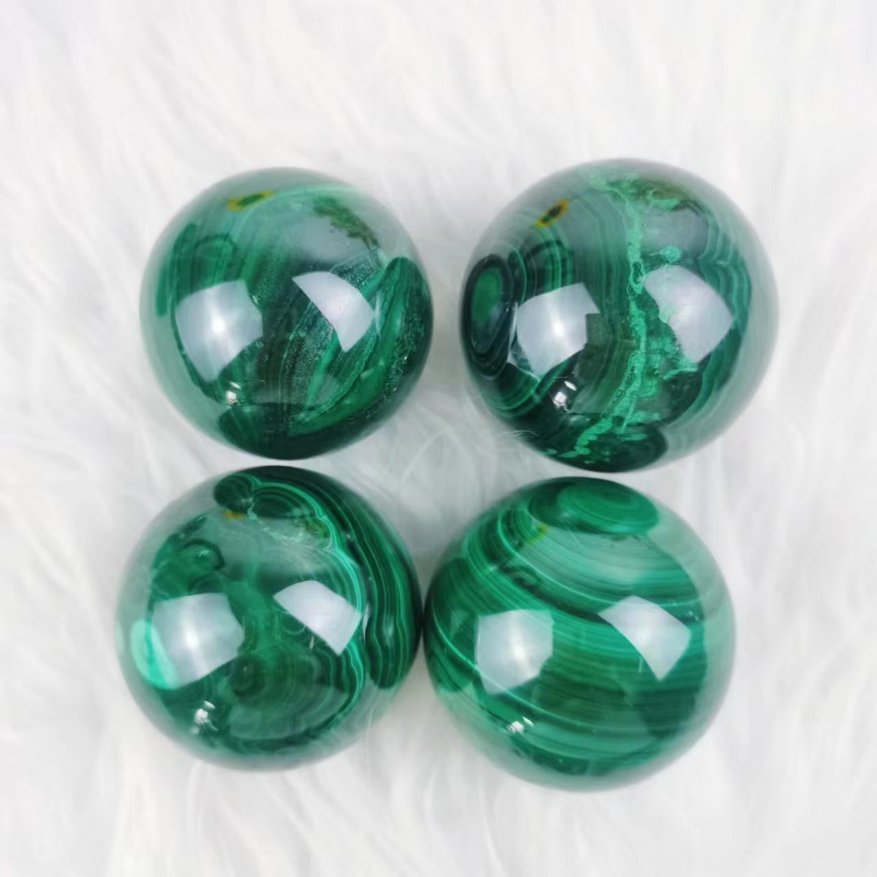 Malachite Spheres