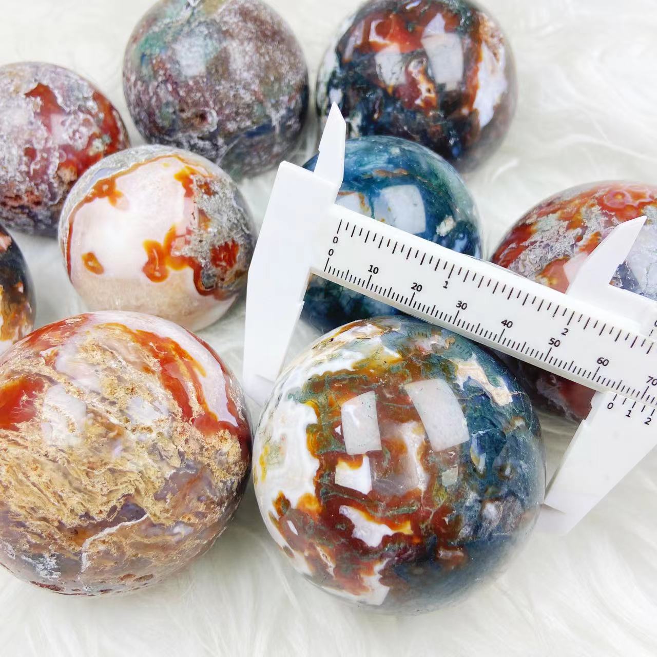 Moss Agate Spheres