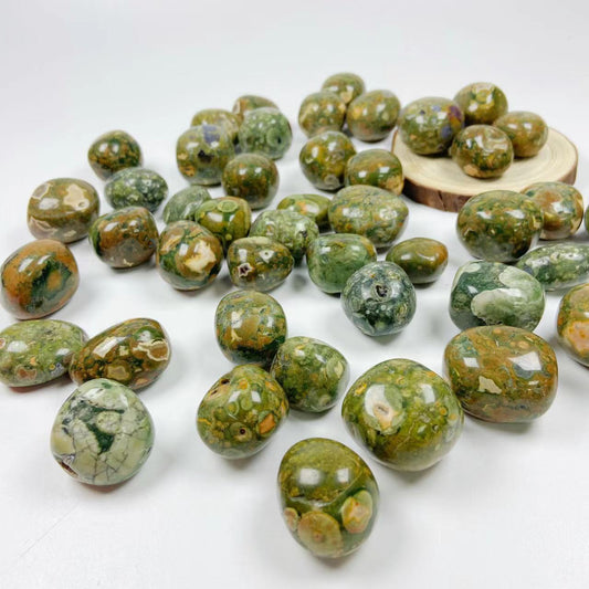 Rainforest Kambaba Jasper Tumble Stones