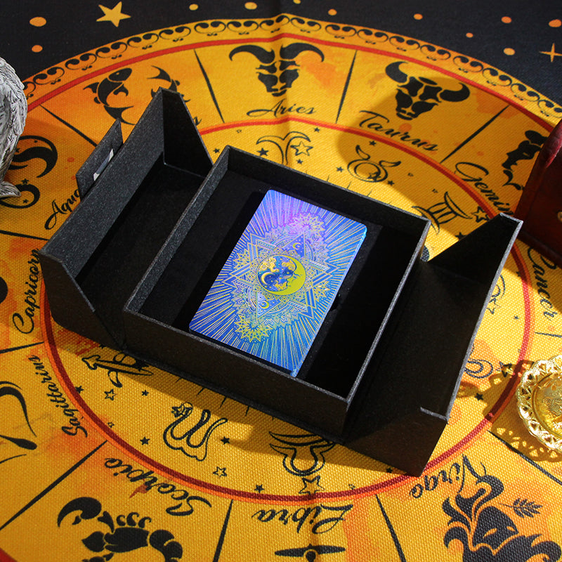 6 Metaphysics Tarot Cards & Gem Gift Box Set