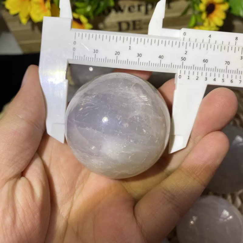 Blue Rose Quartz Spheres