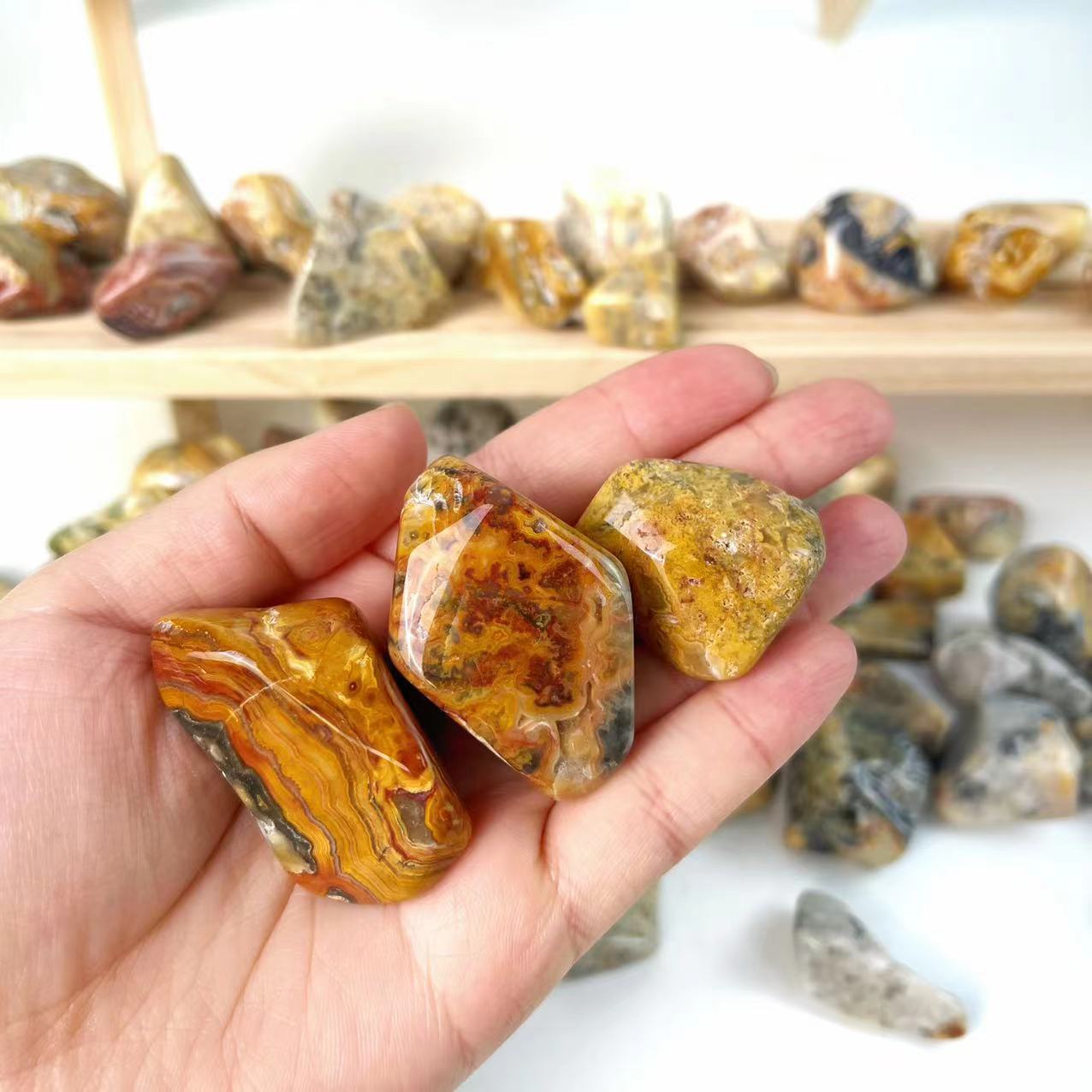 Crazy Agate Tumble Stones