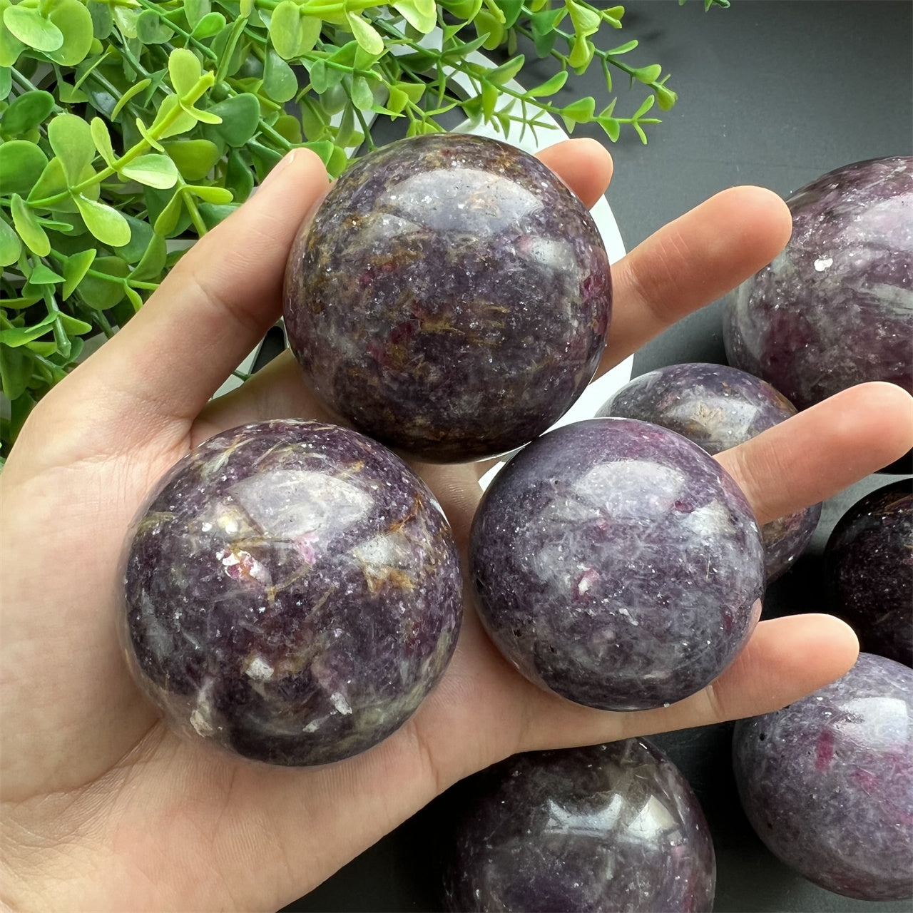 Unicorn Quartz Spheres