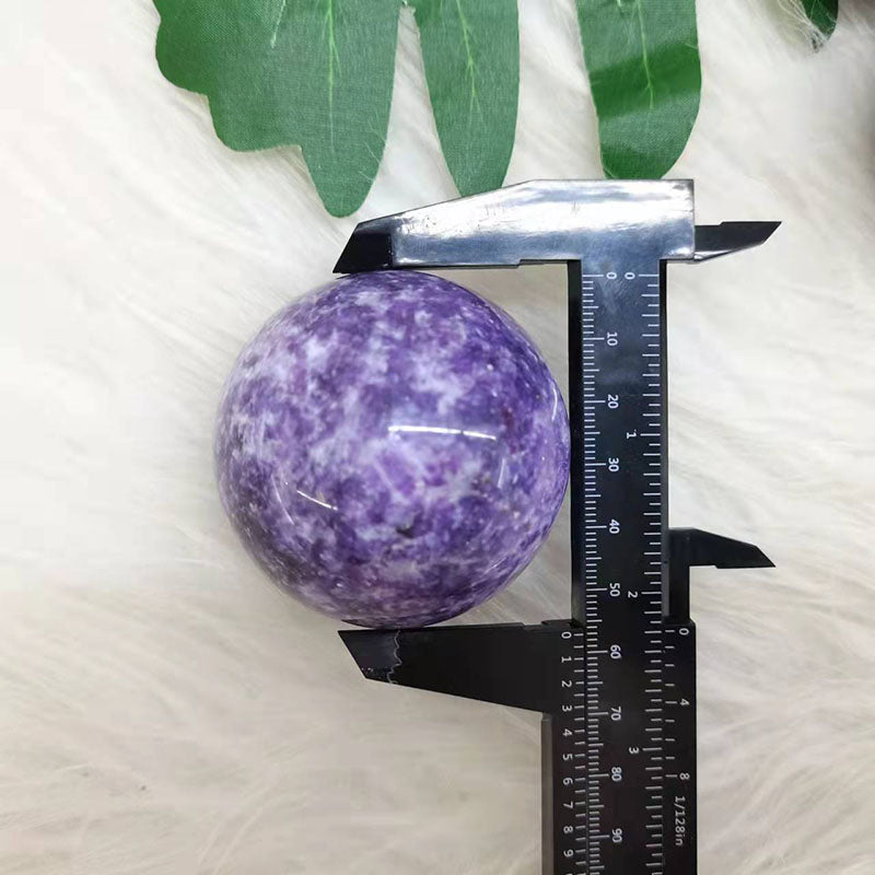 Lepidolite Crystal Spheres