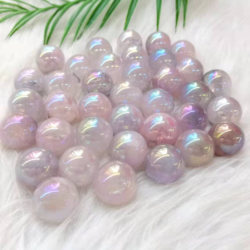 Angel Aura Rose Quartz Mini Spheres