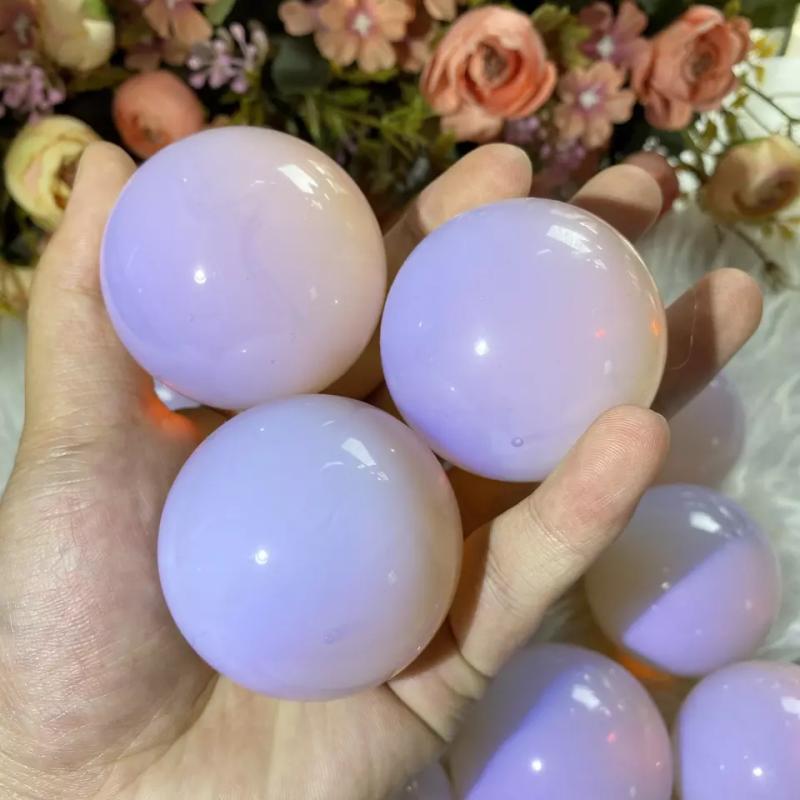 Pink Opal Spheres