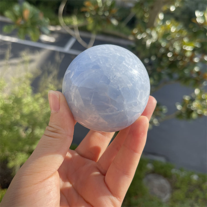 Blue Calcite Spheres