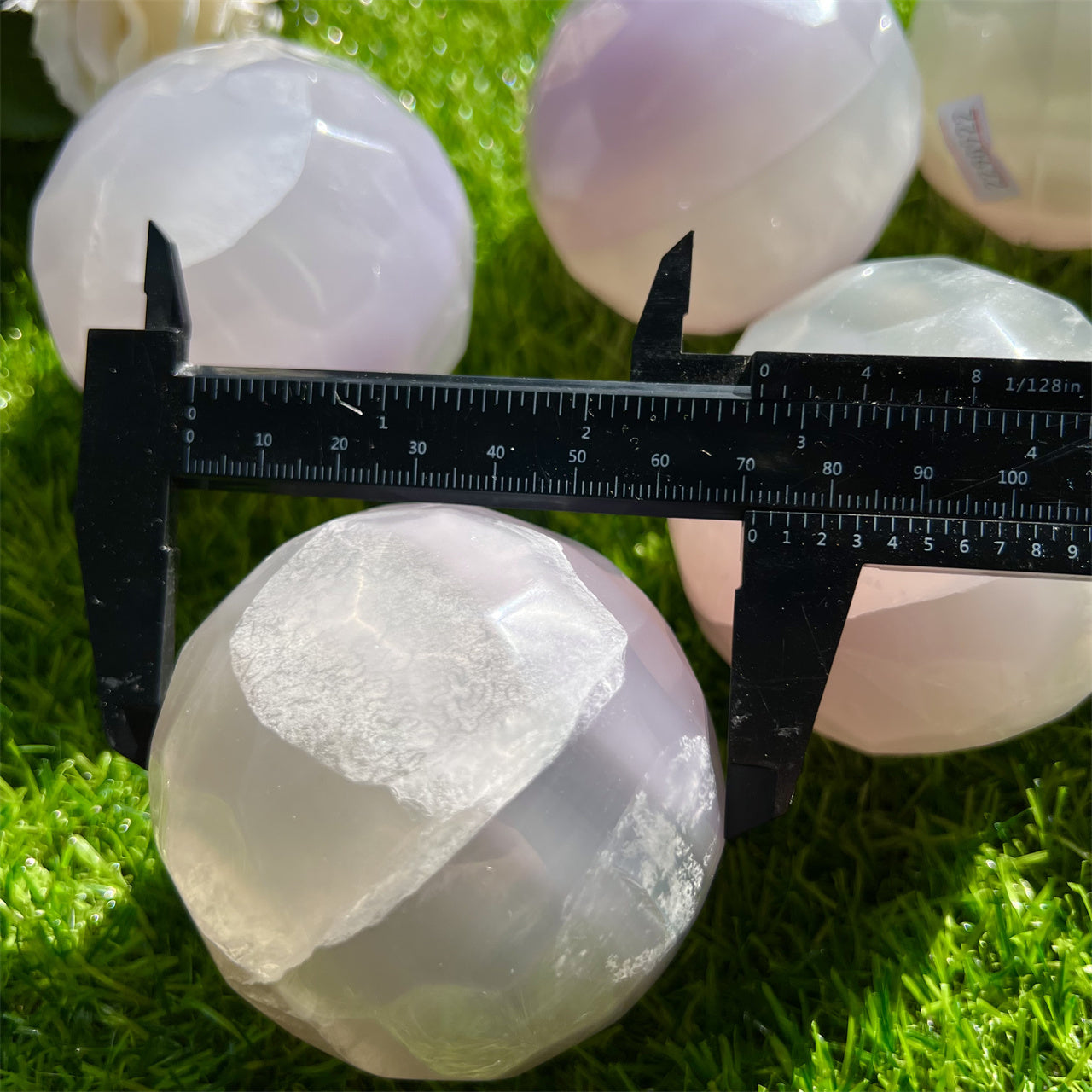 Light Purple Fluorite Irregular Surface Spheres