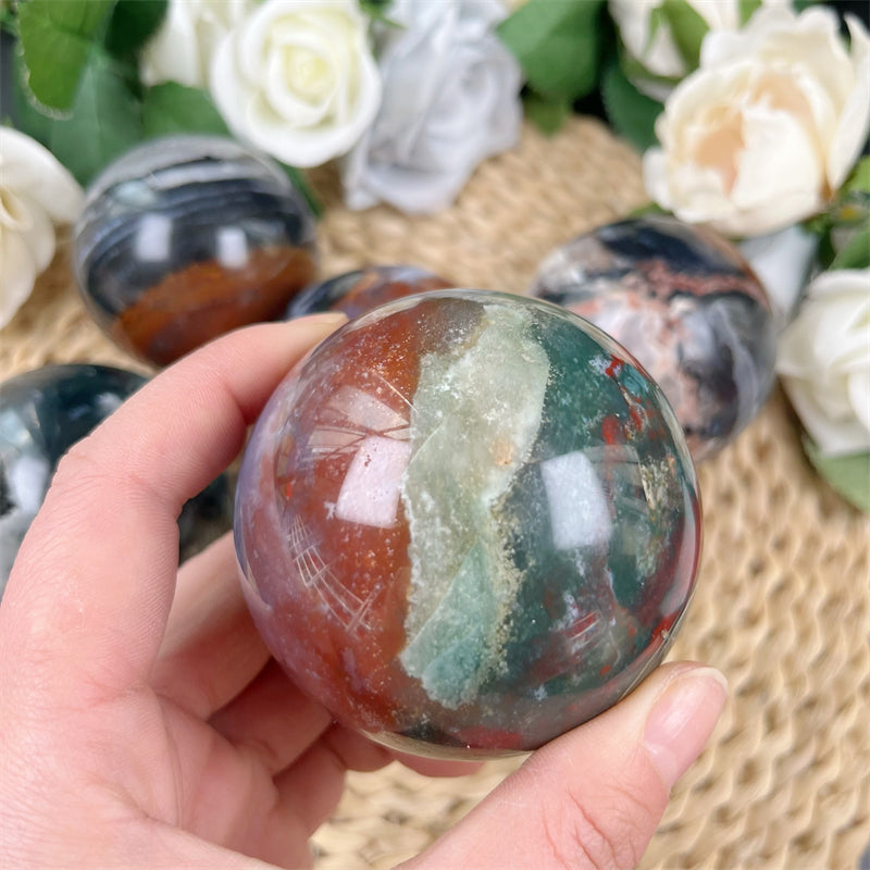 Ocean Jasper Spheres