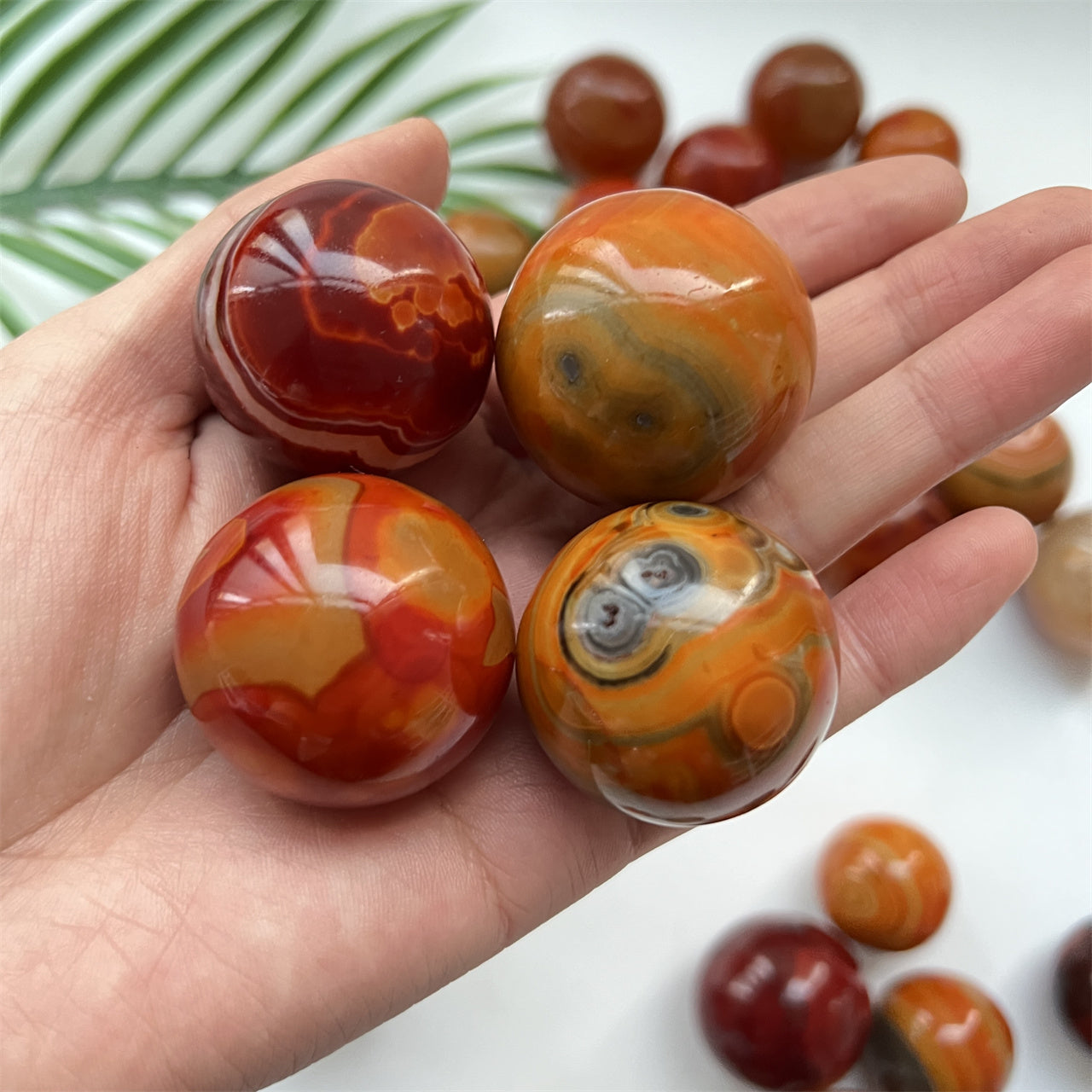 Southern Red Agate Mini Spheres