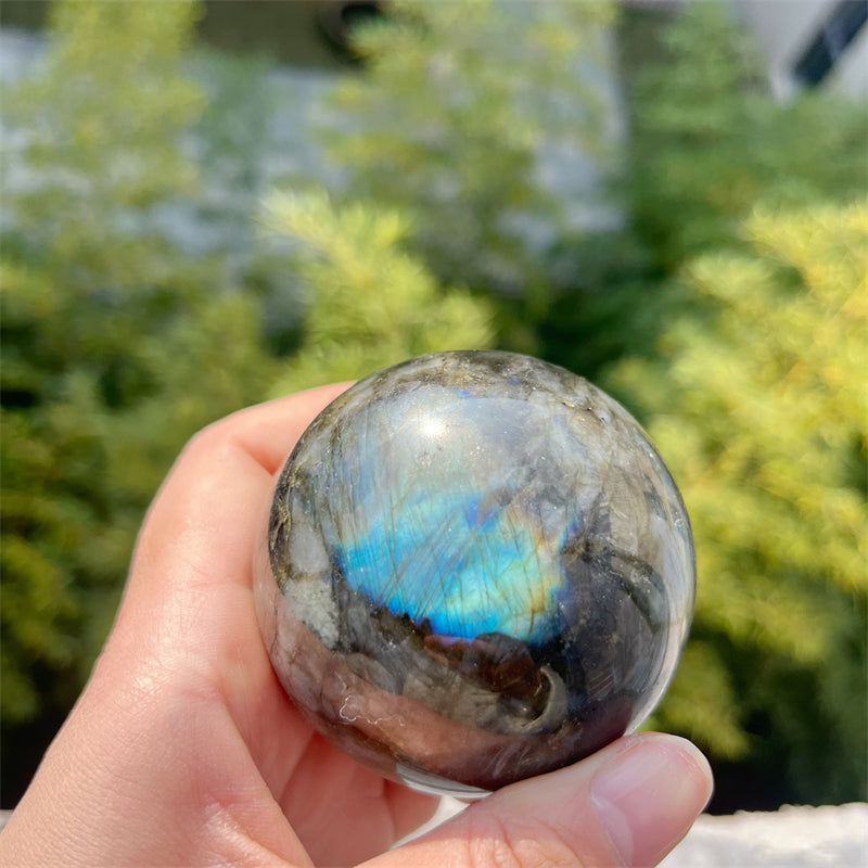 Labradorite High Flash Spheres