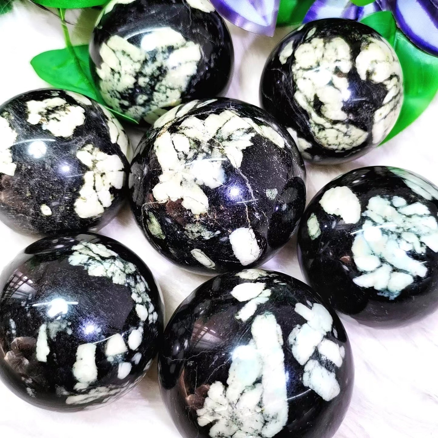 Peony Stone Spheres