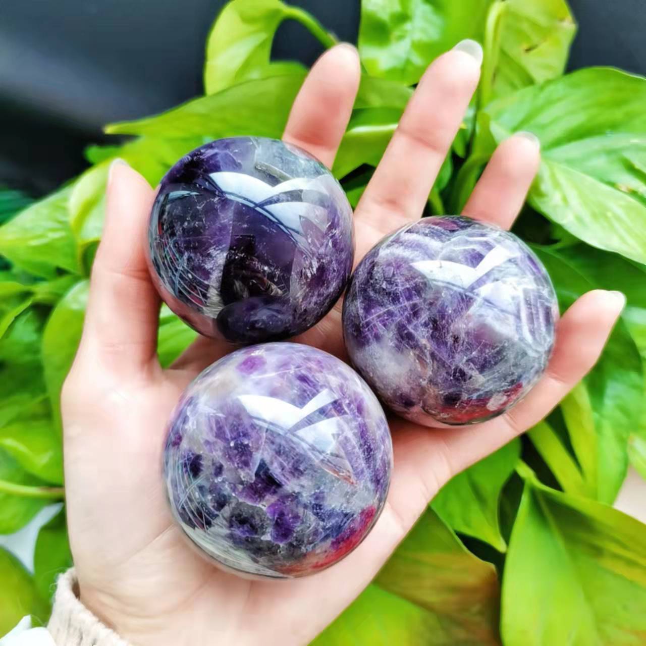 Dream Amethyst Spheres