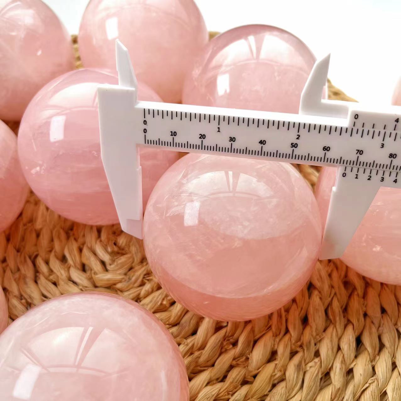 Rose Quartz Spheres