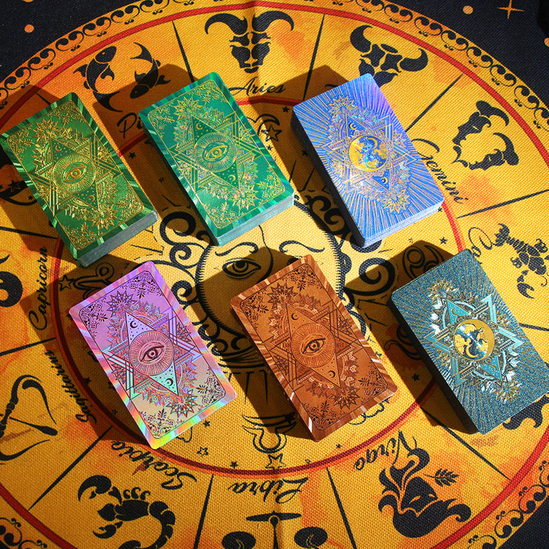 6 Metaphysics Tarot Cards & Gem Gift Box Set