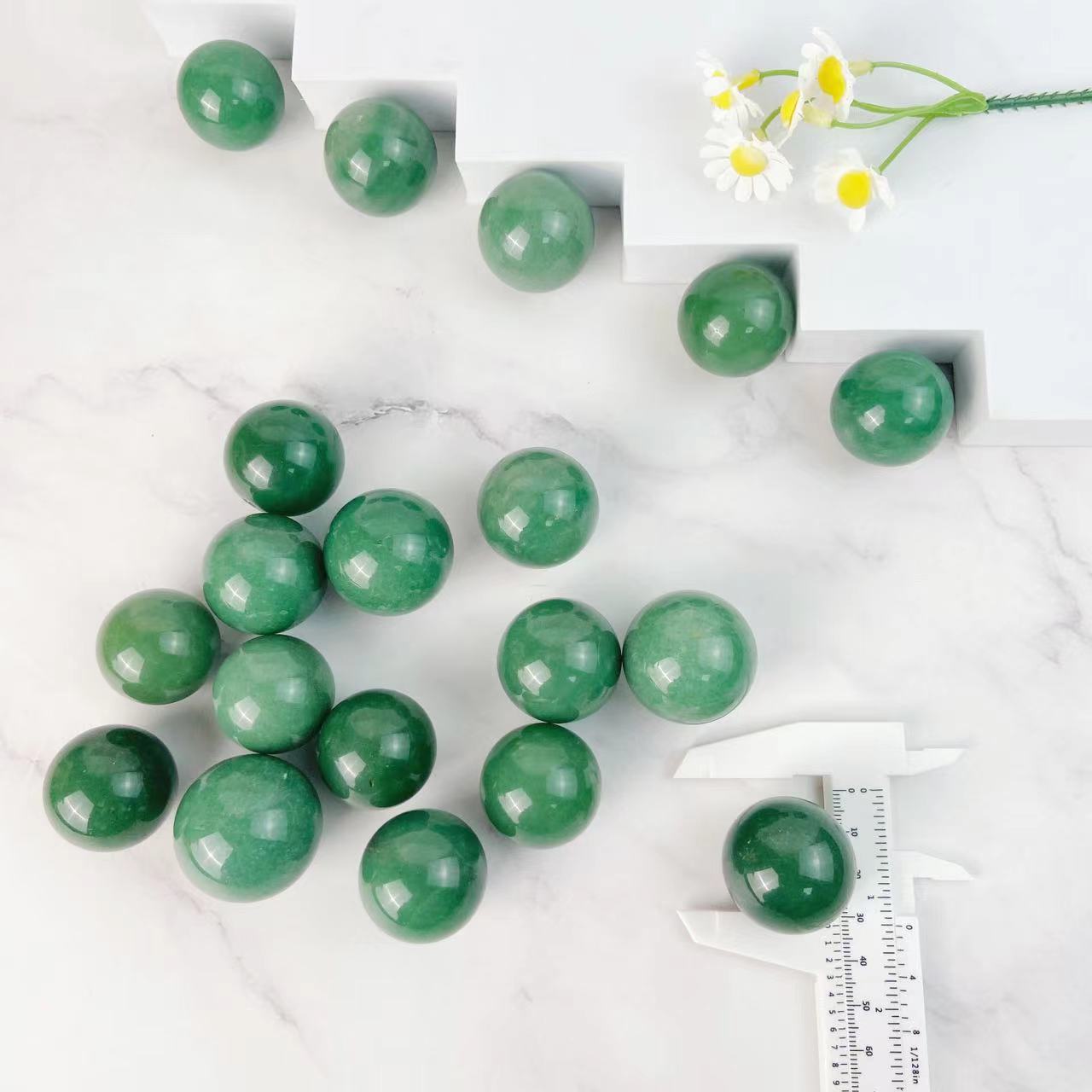 Green Aventurine Mini Spheres