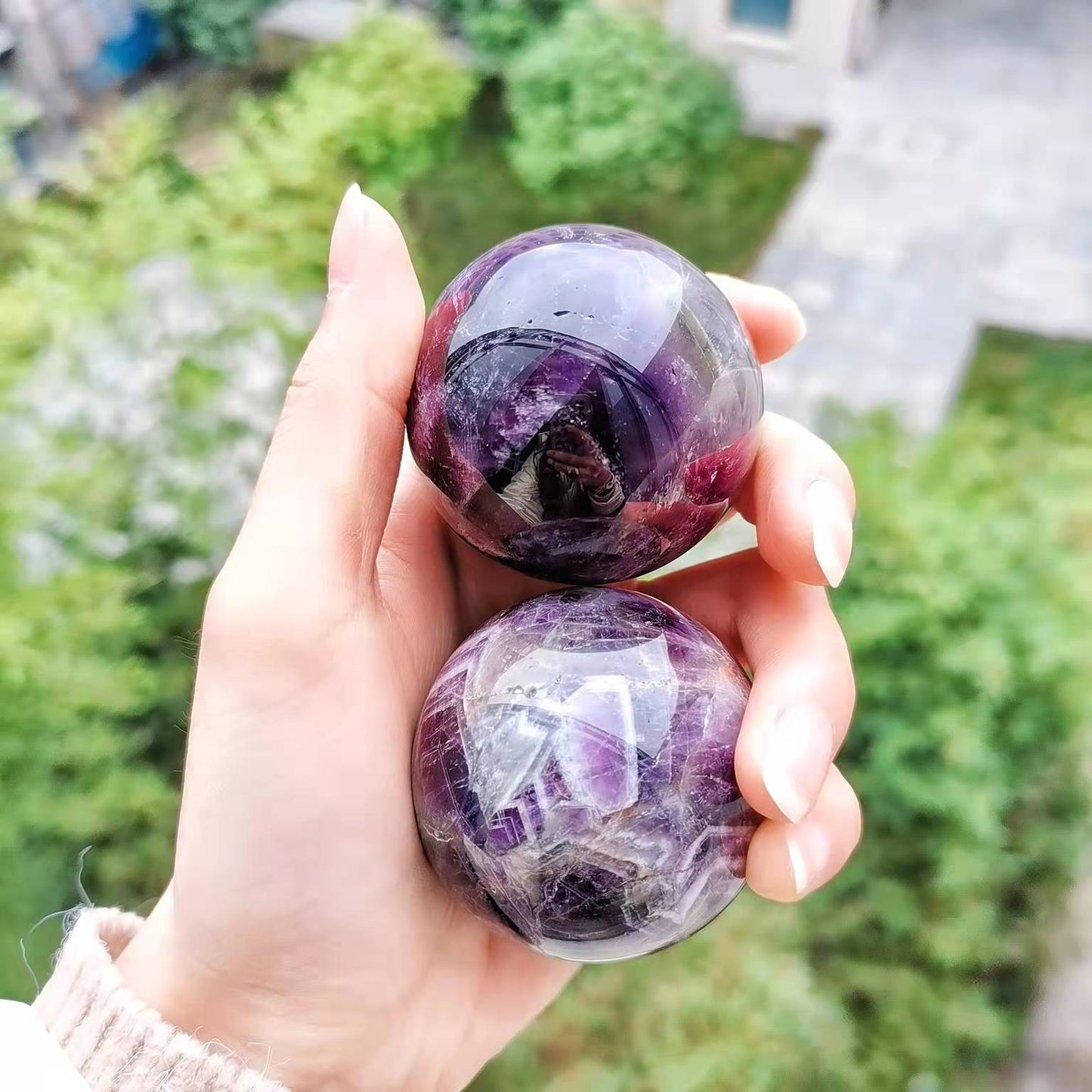 Dream Amethyst Spheres