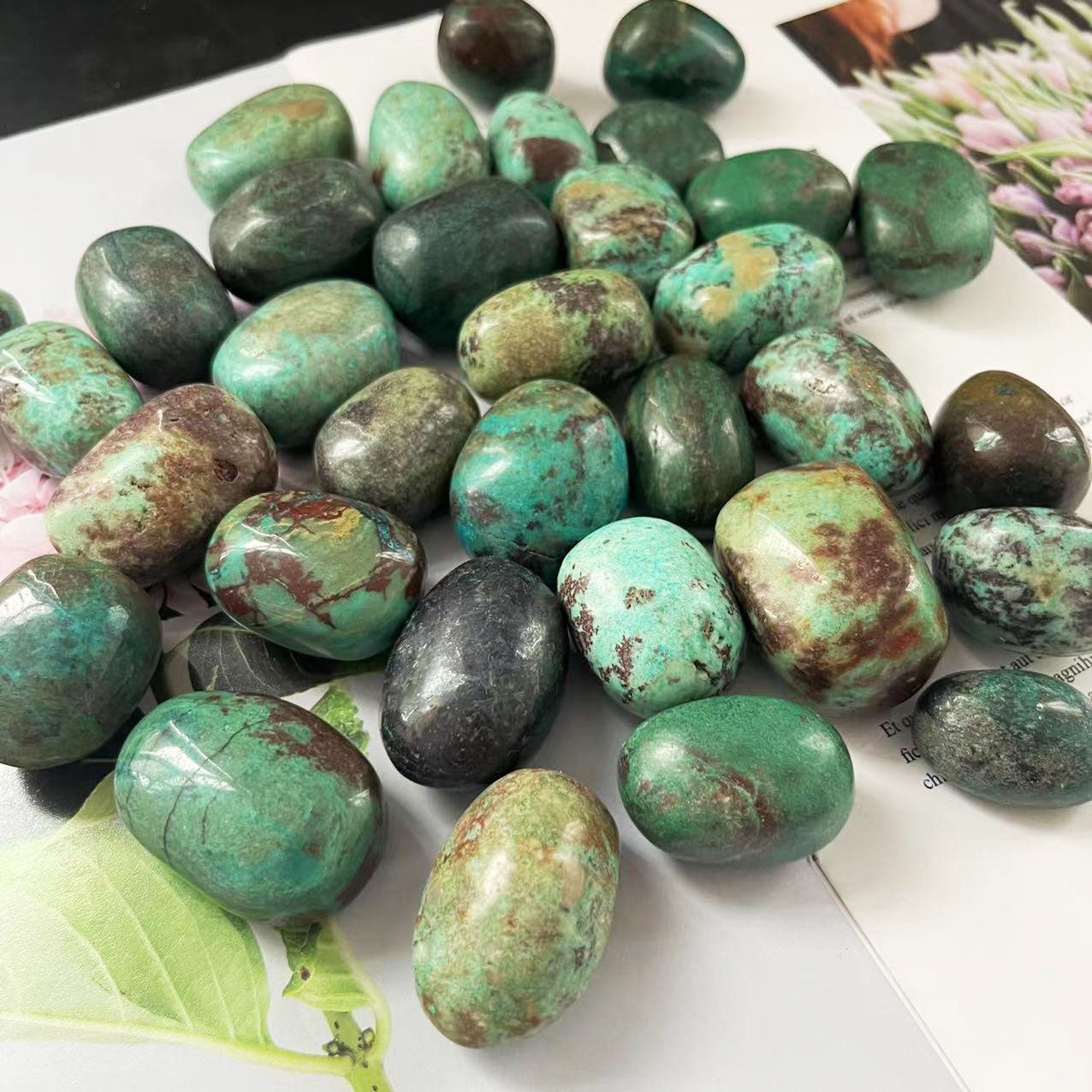 Chrysocolla Tumble Stones