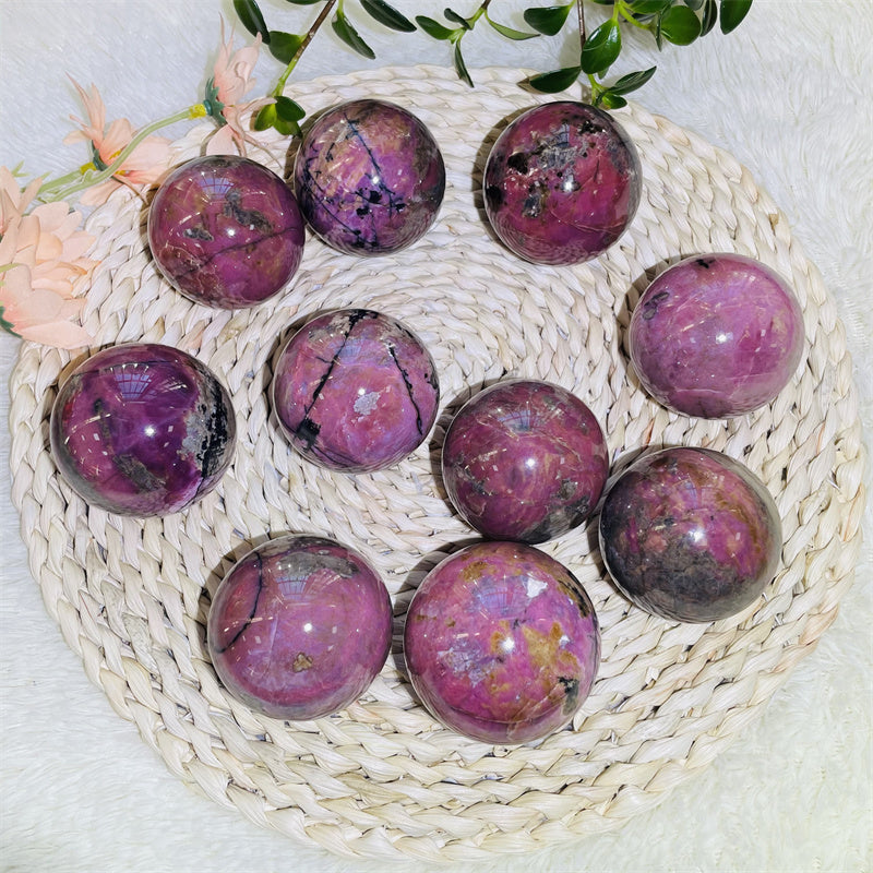 Rhodonite Spheres